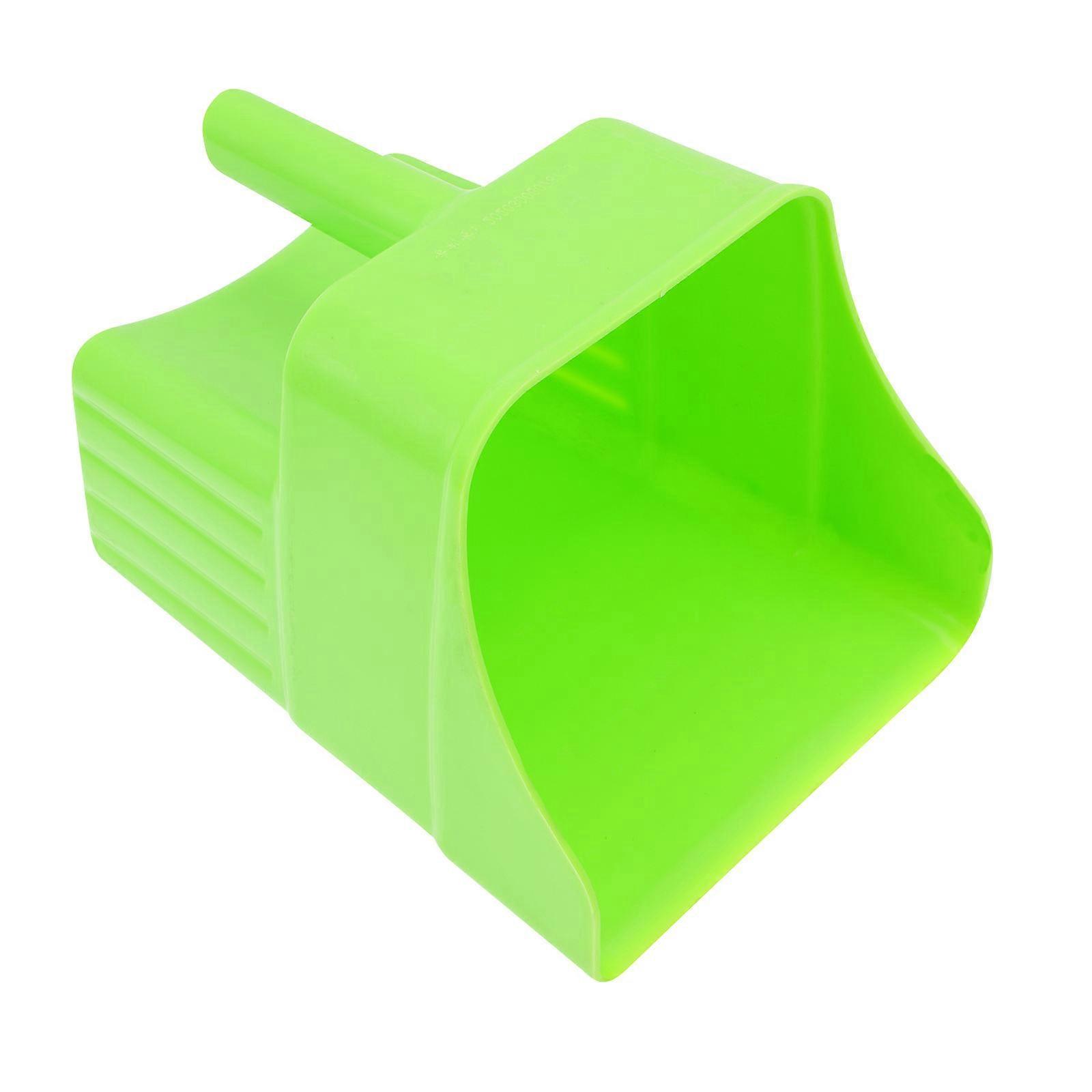 Green Practical Feed for Home Use 2Pcs Plastic Scoop