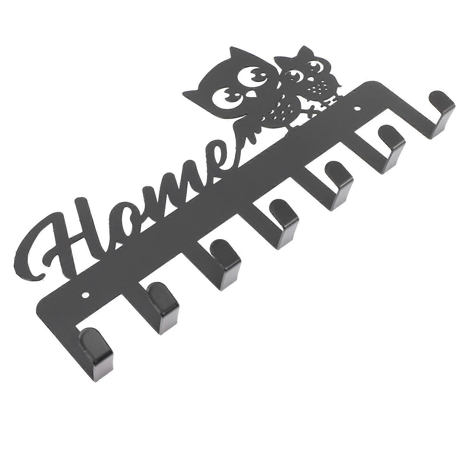 Cat Owl Wall Hook Decorative Key Holder for Storage