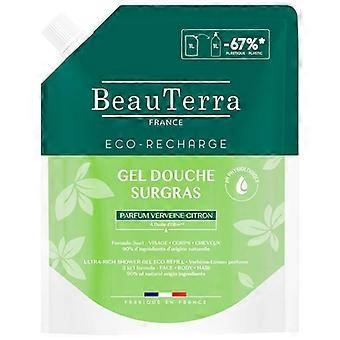 BeauTerra Surgras Shower Gel med Lemon Verbena Eco Refill 1 liter