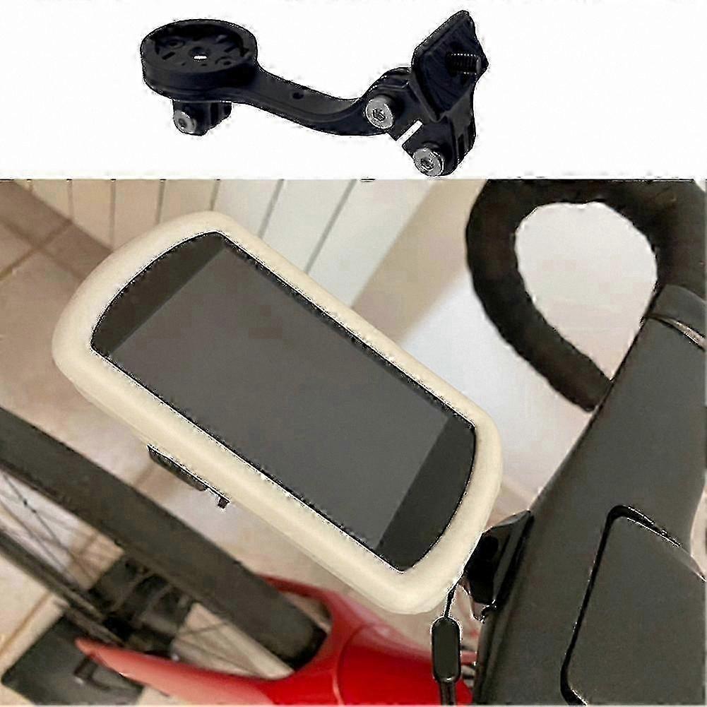 Bicycle Computer Mount Bracket with Double Head Base for IGPS Odometer Adapter