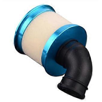 Blue Metal Air Filter Carburetor for 1:10 Nitro RC Car Kyosho Thunder Tiger TS4N