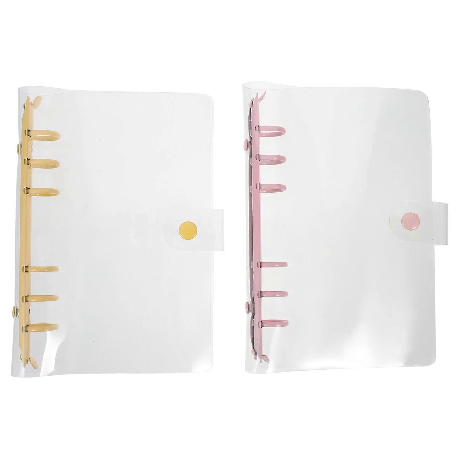 Assorted Color Binder Notebook Shell for Protection 2Pcs Notebook Cover