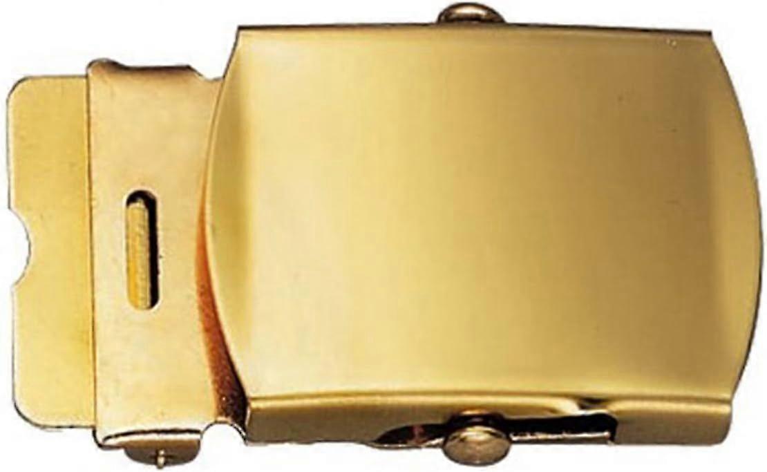 4406 SOLID BRASS WEB BELT BUCKLE, None, 1 1/4