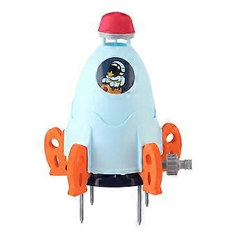 Water Jet Rocket Launcher Sprinkler Toy for Kids Outdoor Garden Pool Water Play