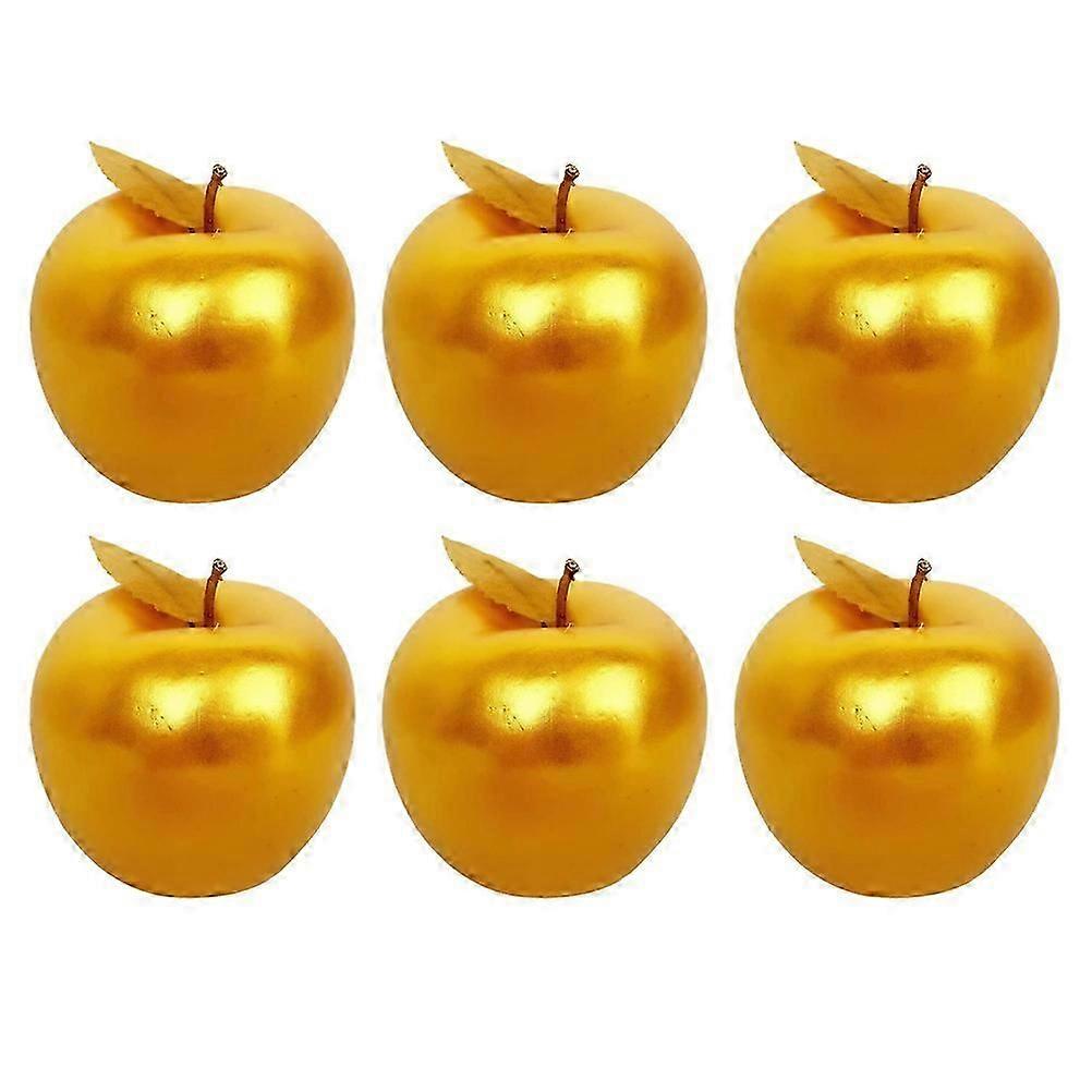 Fake Fruit Simulation for Home 6Pcs Artificial Decorations