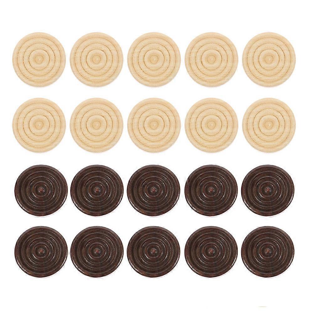 96st Universal Round Backgammon Chess Chessman Wood Backgammon Schackpjäser