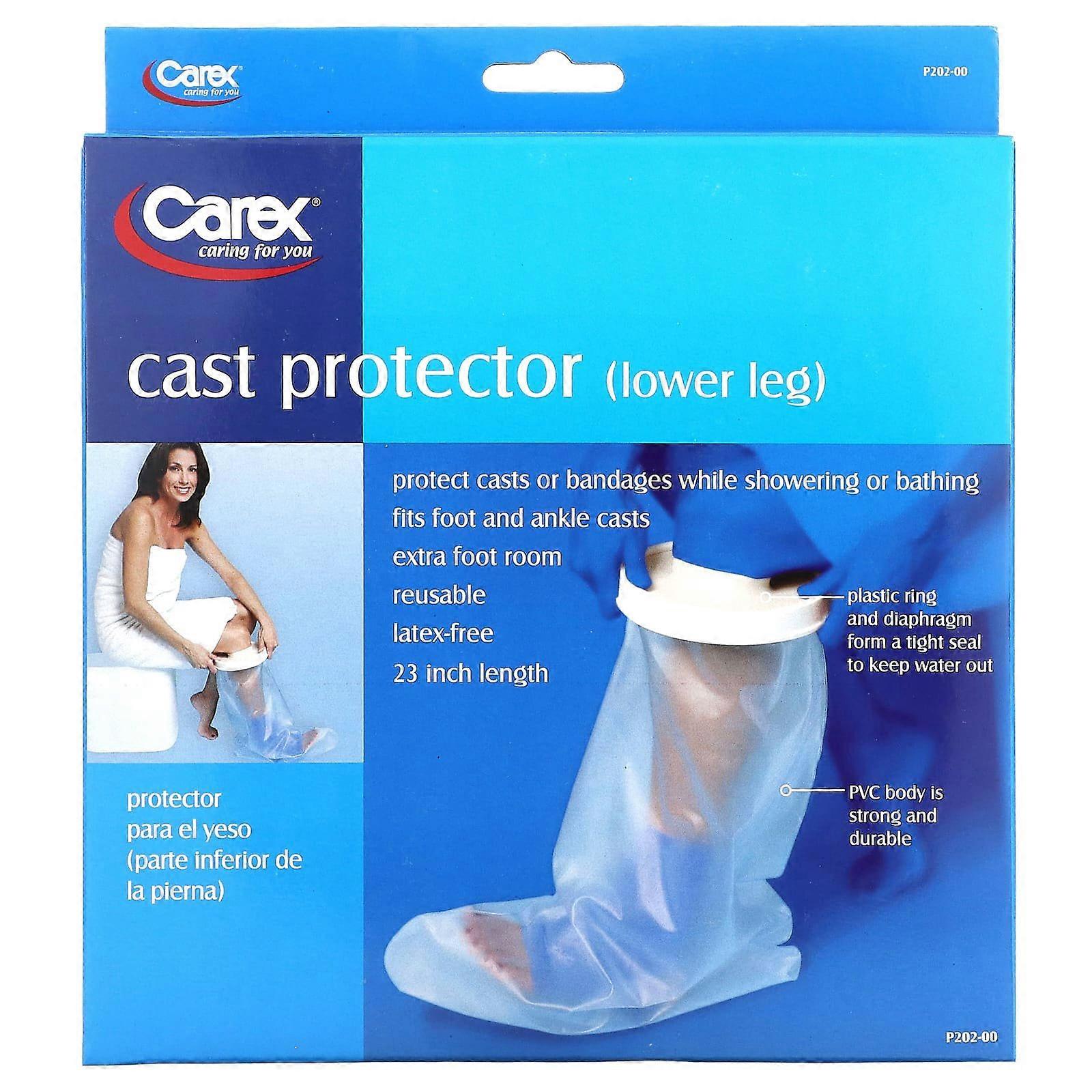 Carex, Cast Protector,  Lower Leg, 1 Protector, 2-Pack