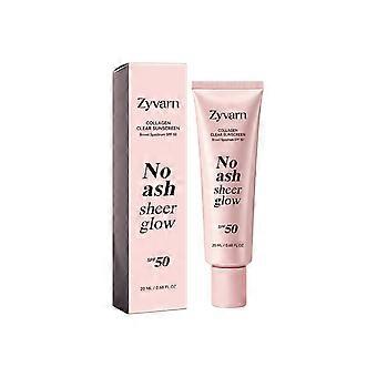 Collagen Sunscreen Cream SPF50 Daily UV Protection Moisturizing and Lightweight Sun Care for Face and Skin 20ml
