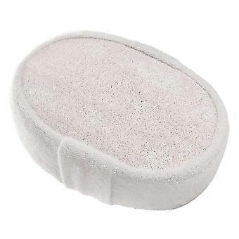 Natural Loofah Exfoliating Body Scrubber, Beige Gentle Sponge for Bathing, Dead Skin Removal
