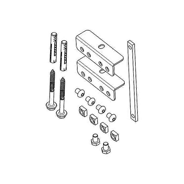 Mounting bracket kit - Vogel's - PFA 9126 - Black - Compatible with Connect-it - Additional accessory