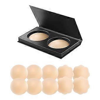 Pairs Nipple Cover for Women Reusable, Adhesive Silicone Pasties, Sticky Bra Pasties Petals