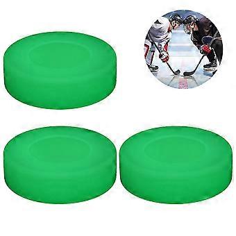 3 Stück Eishockey Pucks Übung Hockey Pucks Leuchtende Eishockeybälle Sport Fan Hockey Pucks
