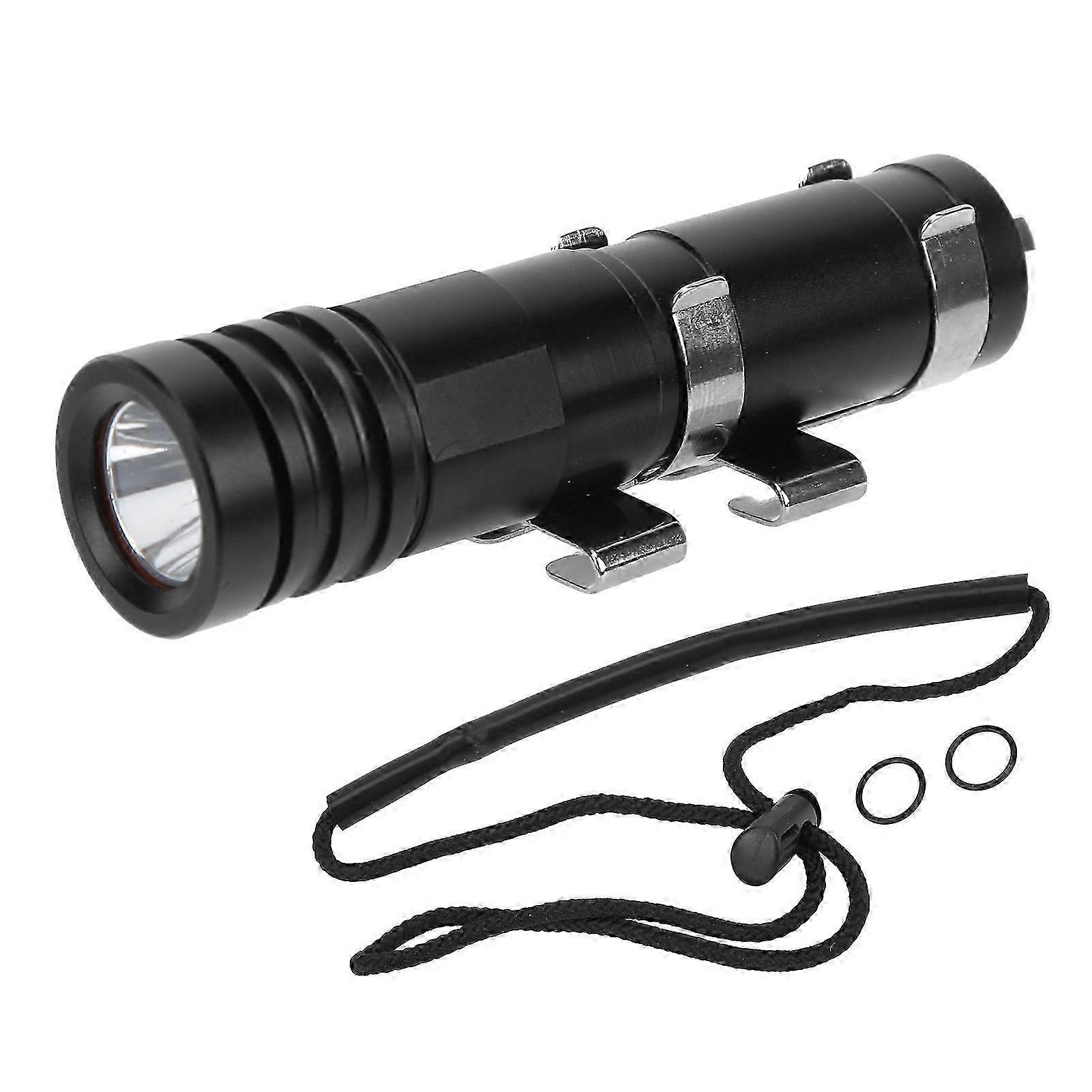 Mini Diving Light 200M Waterproof Underwater LED Flashlight Camping Lantern Torch