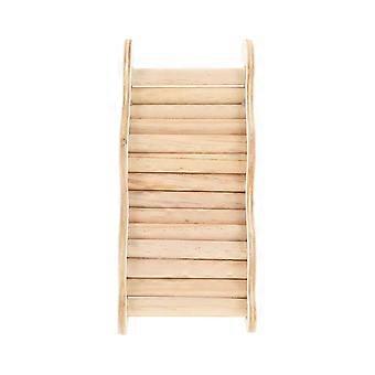 Hamster Ladder Wooden Hamster Cage Climbing Ladder for Small Pets 1Pcs