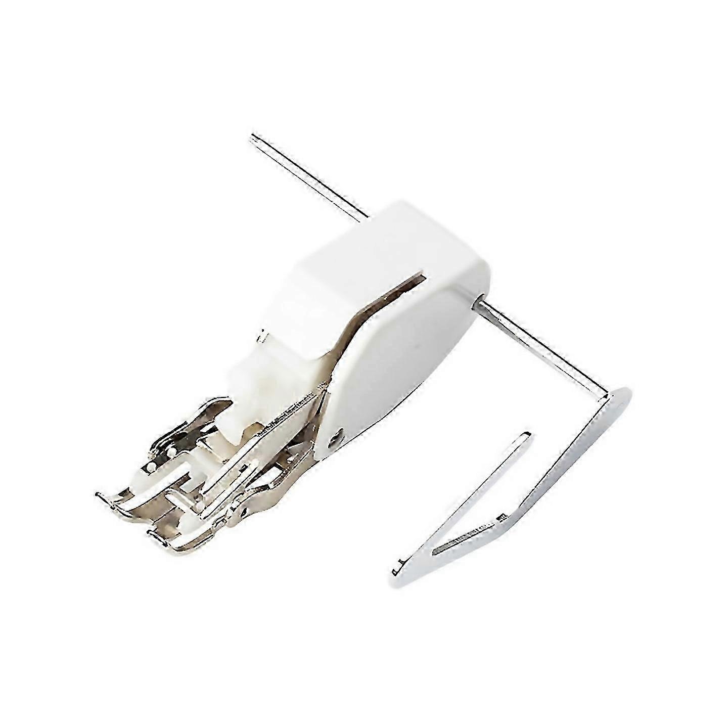 Compact for multifunctional sewing machine presser foot synchronous feeding