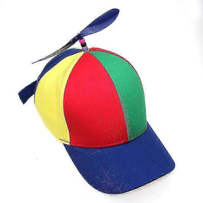 Helicopter Hat, Colorful Baseball Patchwork Hat, Cotton Dragonfly Baseball Cap,l