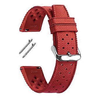 18 mm 20 mm 22 mm tropisk silikonrem hurtigutløsende klokkerem til Seiko for Rolex gummiarmbånd mykt sportsarmbånd for menn og kvinner