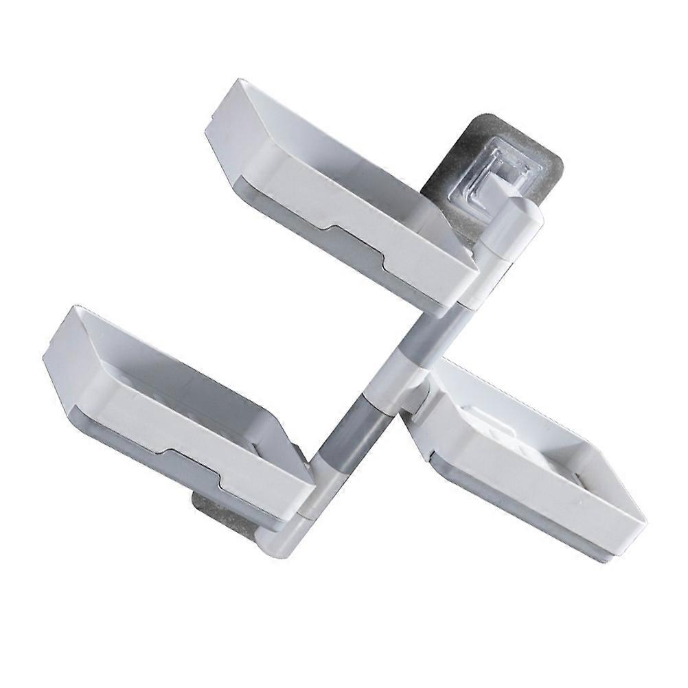 Household Soap Rack Plastic Soap Holder with 3-Layer Design
