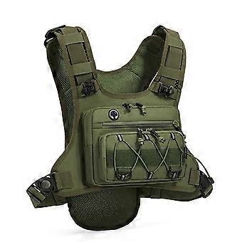 Tactical Bag Front Chest Rig Vest Backpack for Camping Hunting Bag Men Running Cycling Reflective Travel Hydration Fanny Pack