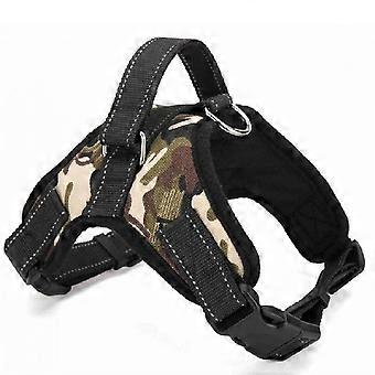 Adjustable Dog Harness Nylon Durable, Padded Reflective Threads Chest Strap for Large Medium Small Dogs, Husky Vest Pet SuppliesPet Leashes