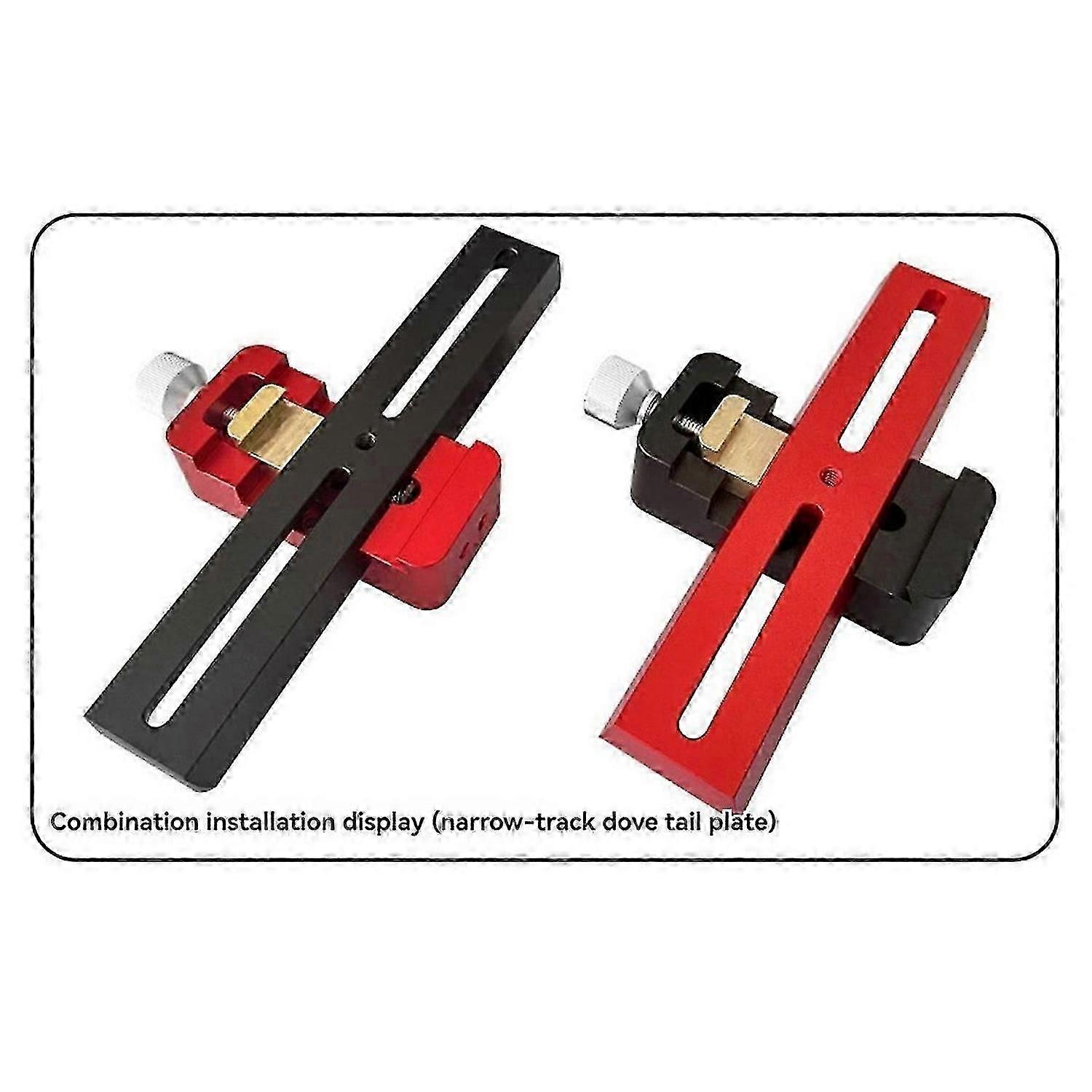Small Dual-Purpose Dovetail Groove Guide Black