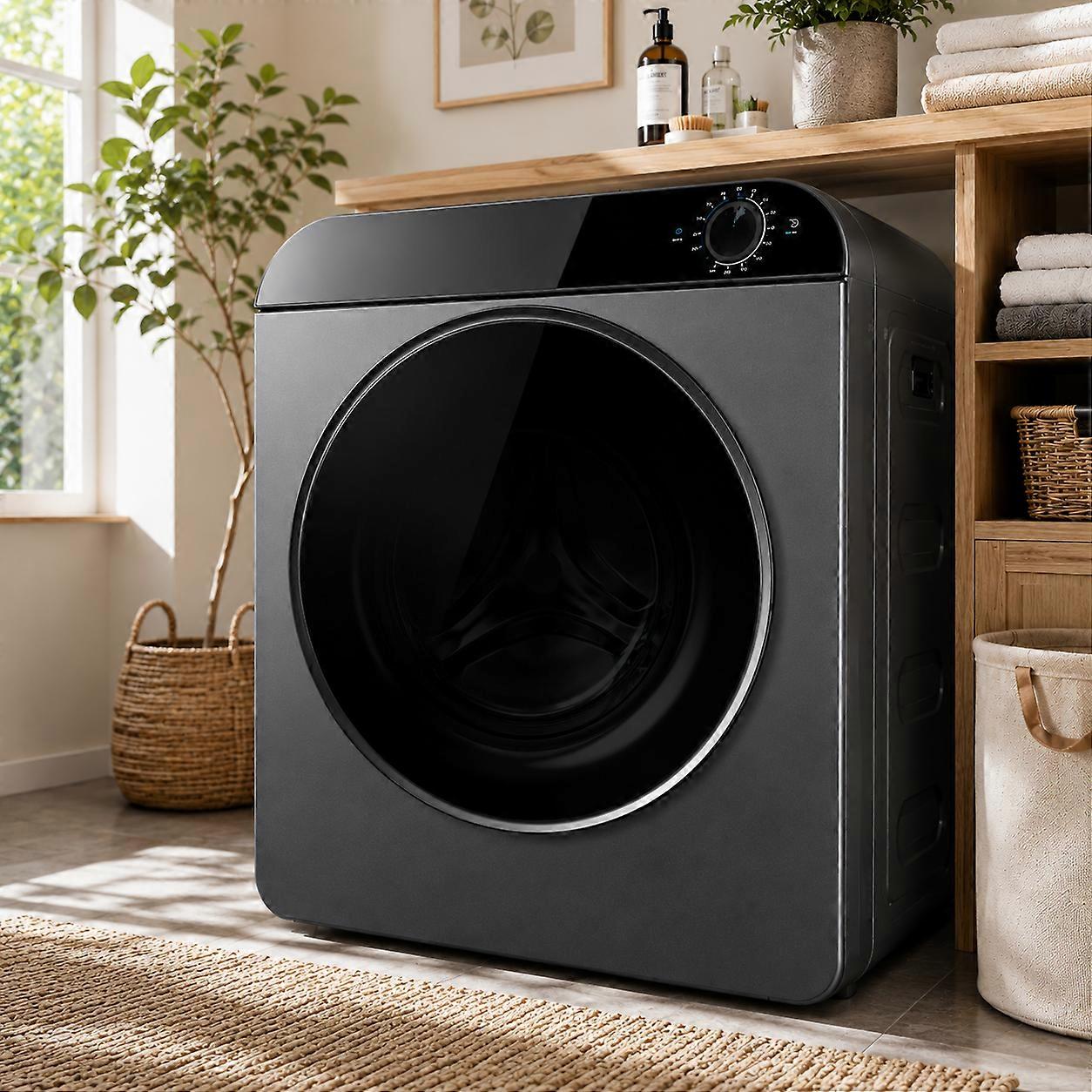 High-performance tumble dryer  PTC ceramic heating element & stainless steel drum, 4 programs including cooling function, double safety, stackable/wal
