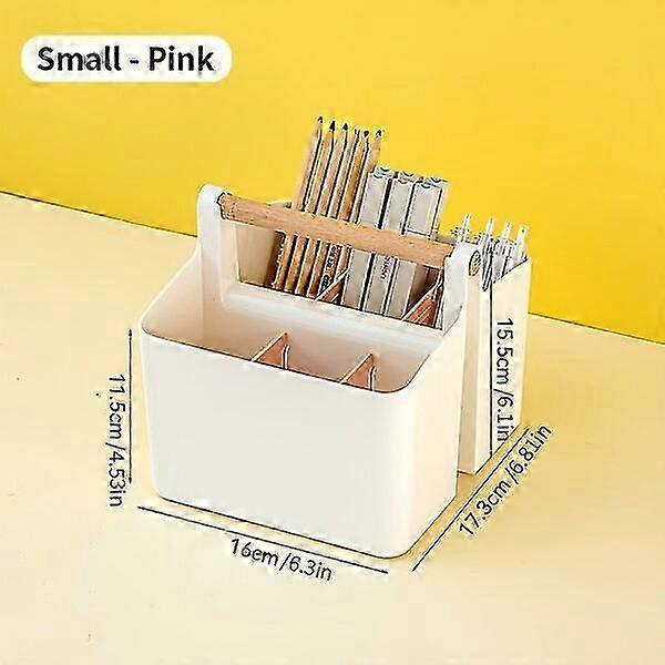 Plastic storage basket with adjustable compartments, suitable for various items