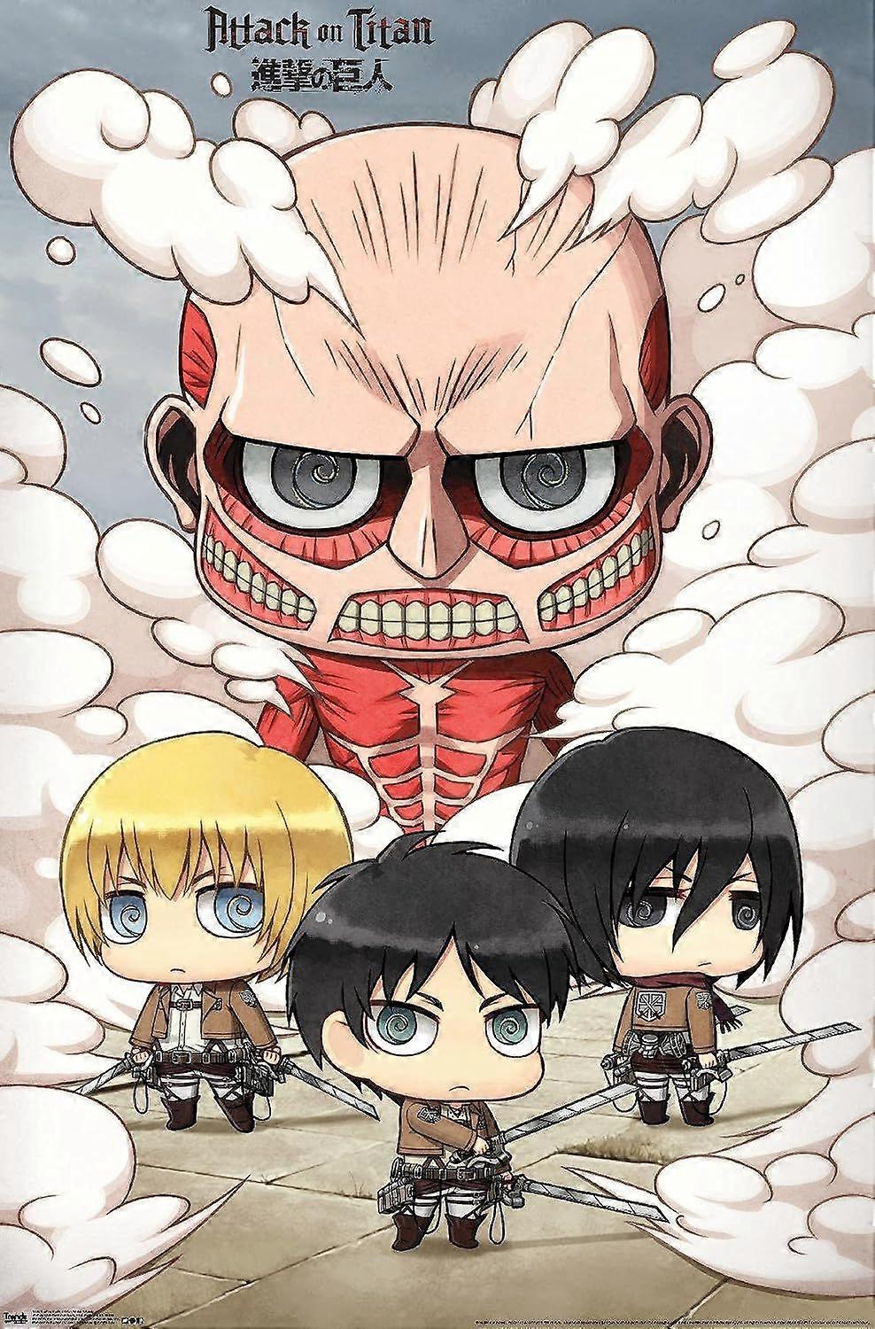 Attack on Titan - Chibi Gruppepuslespill AD883