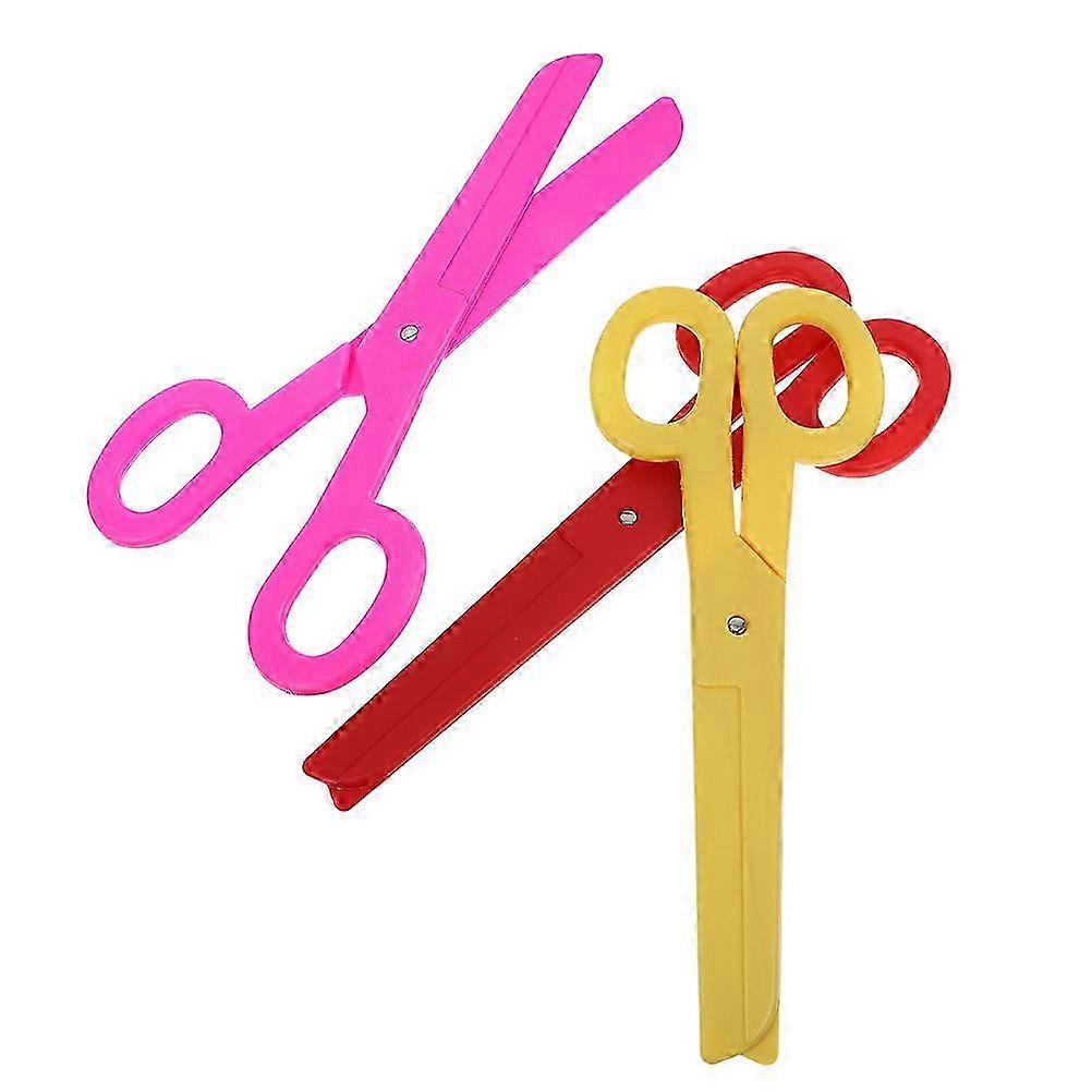 Giant Oversized Plastic Scissors 3Pcs Circus Prop with Dramatic Visual Effects
