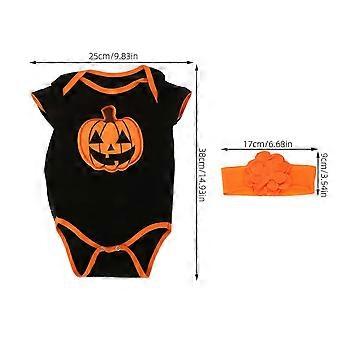 Multi Infant Halloween Pumpkin Costume Romper Baby