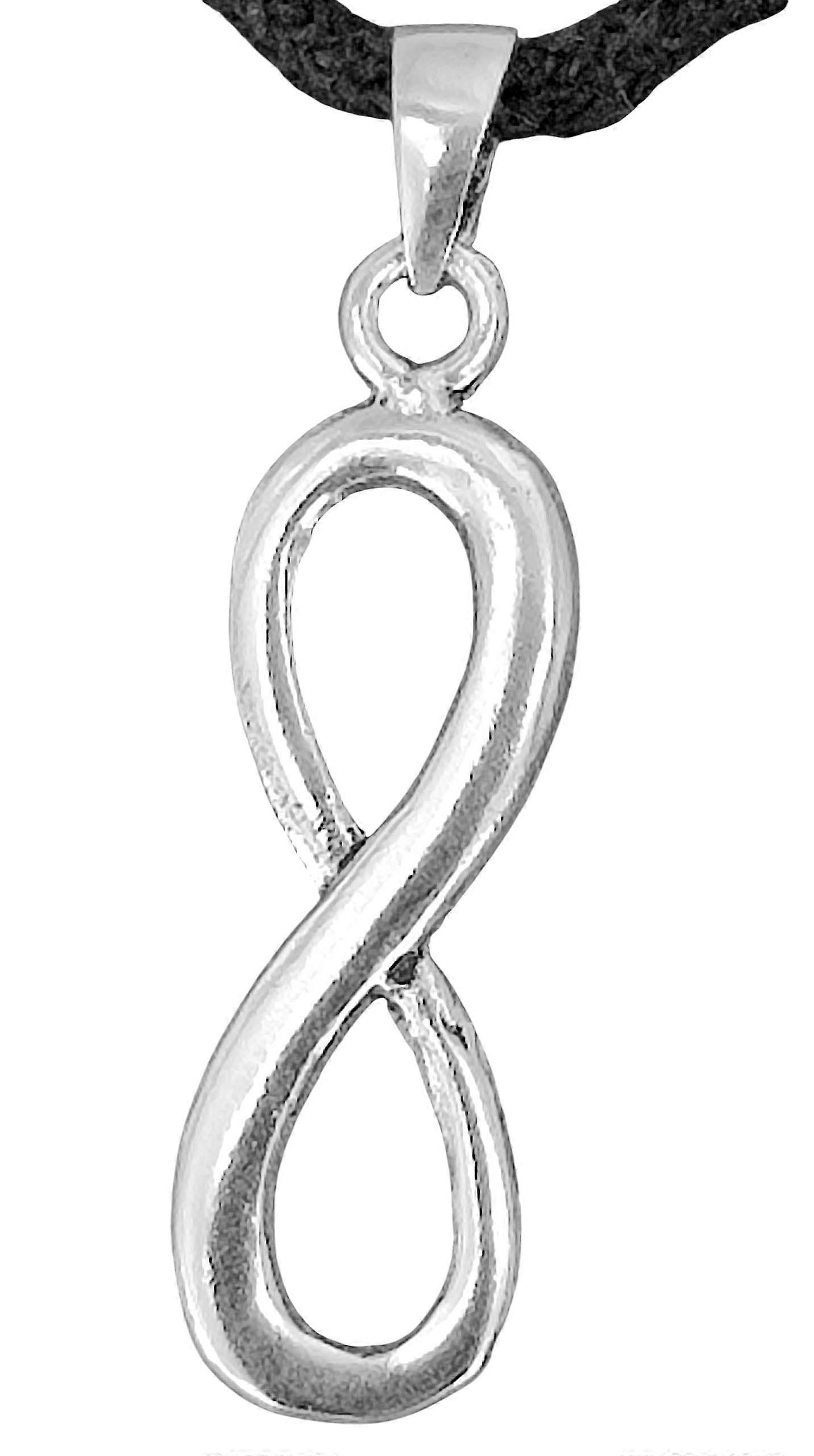 Infinity Sign 258 with Snake Chain - Silver