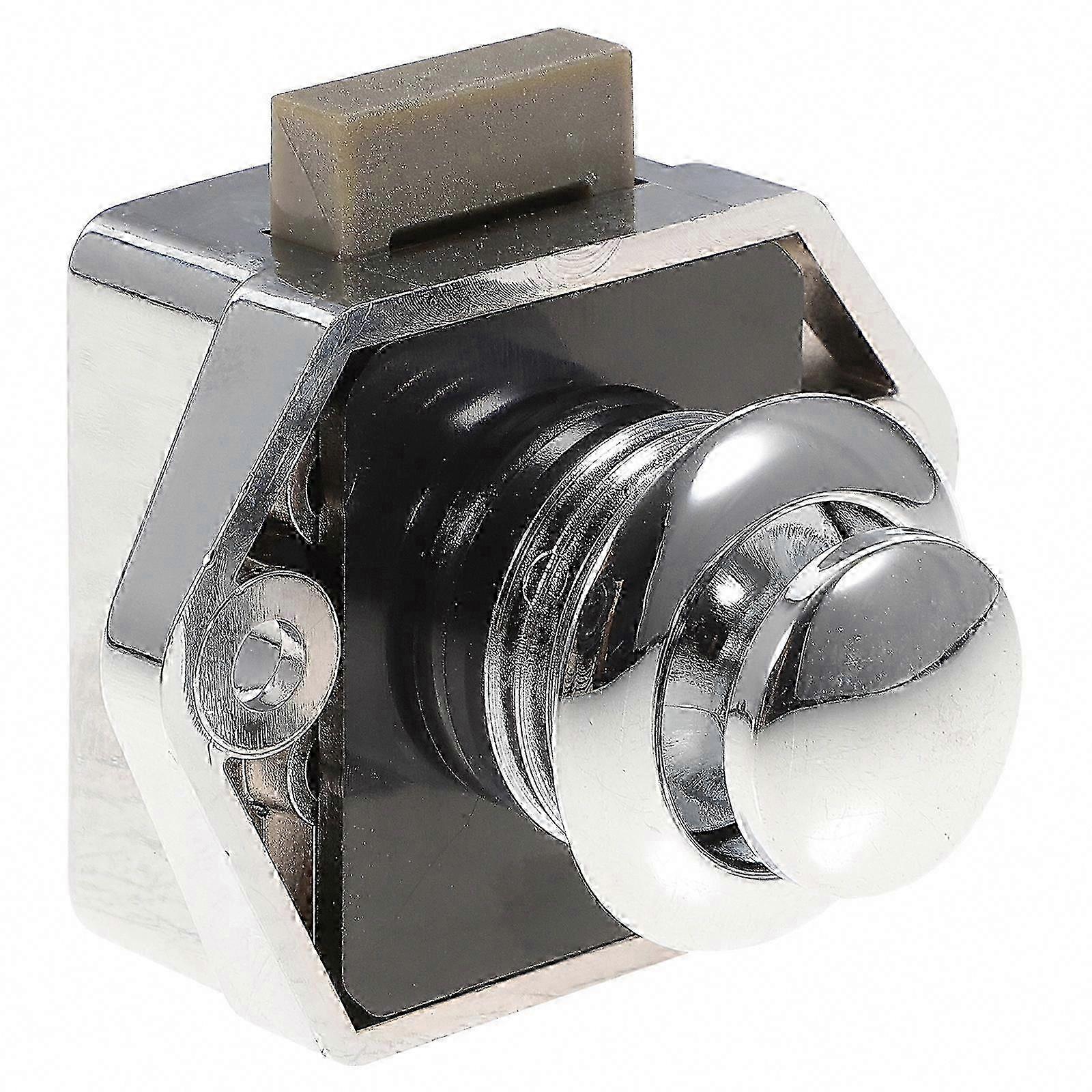 Push Button Latch Cupboard Lock Plating Drawer Cabinet Latch Lock