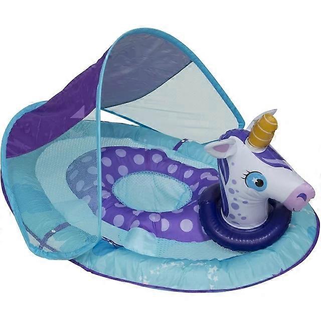 QuickInflate Unicorn Canopy Pool Float Inflatable Raft