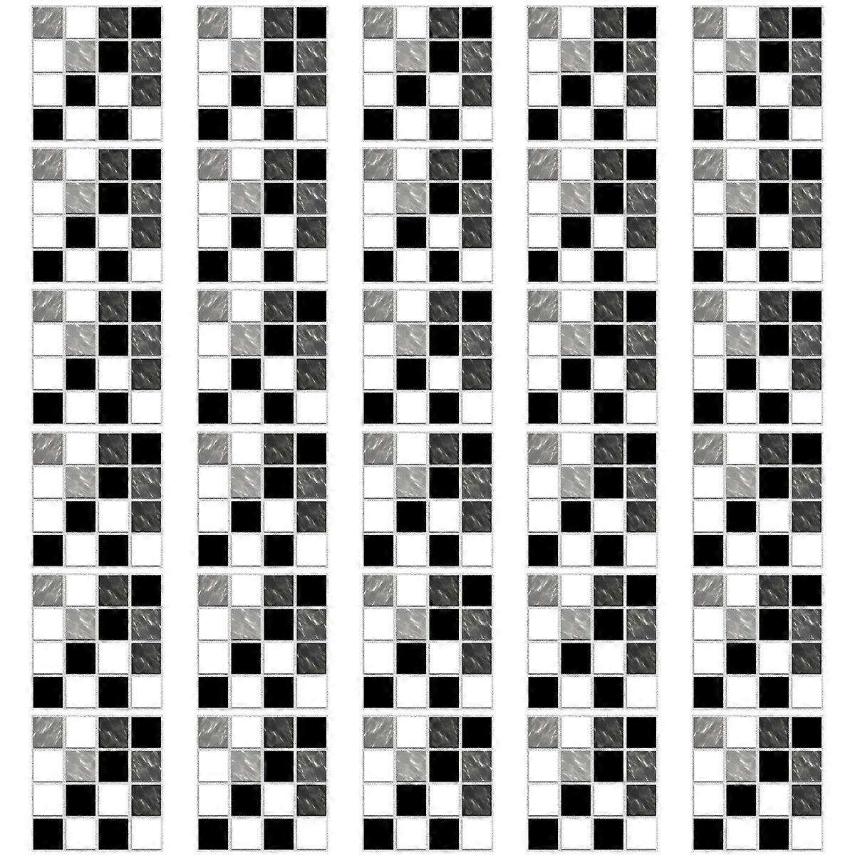 Aluminium Waterproof Durable Checkerboard Tile Backsplash