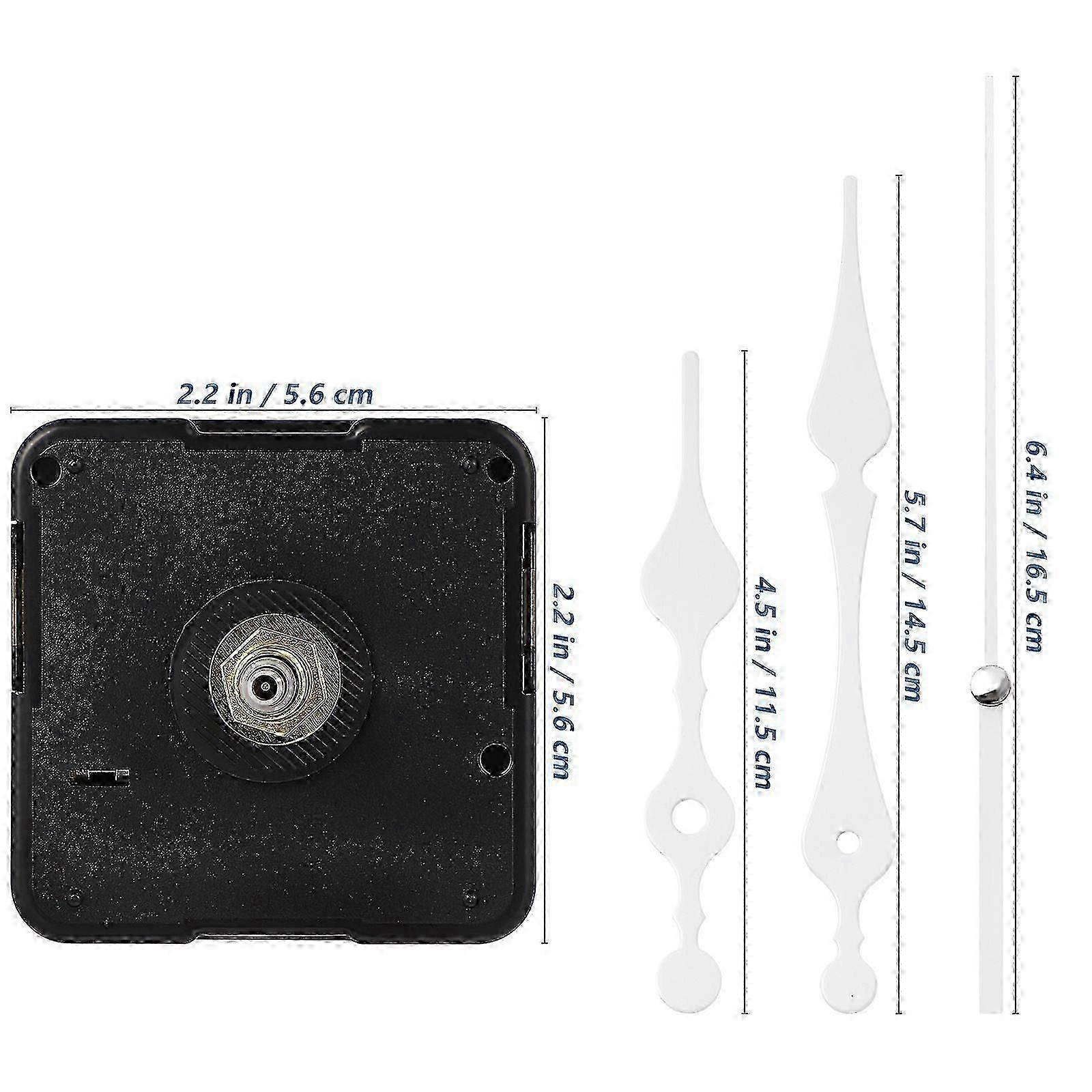 4 Sets Clock Movement Mechanisms with Pointers DIY Clock Repair Replacement Parts