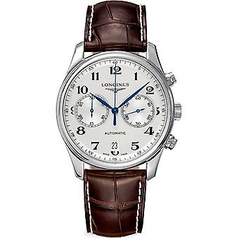 Reloj longines aut.master cro.cor.mar. reloj para Hombre Analógico de Automático con brazalete de Piel de vaca L26294783