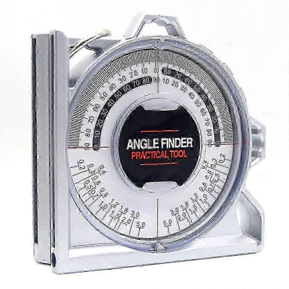Digital angle measuring instrument for accurately measuring protractor readings