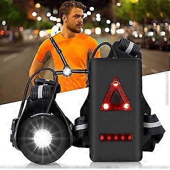 Rechargeable Ultra-Bright Chest Light Adjustable Beam Outdoor Safety Lamp