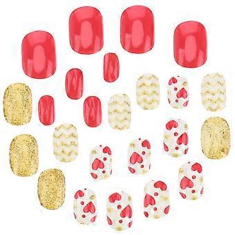 Kids Nail Tips Cartoon Design Artificial False Nails for Decoration 1Pack