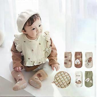 5/3/1 pairs Socks Winter Baby Toddler Anti-slip Children/s Cartoon Floor SocksIndoor Warm Hose Accessories 0-5Y