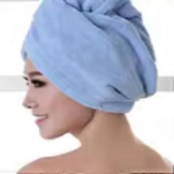Microfibre Hair Towel for Women Quick Dry Turbanstyle Wrap Rapid Absorption After Shower Pink