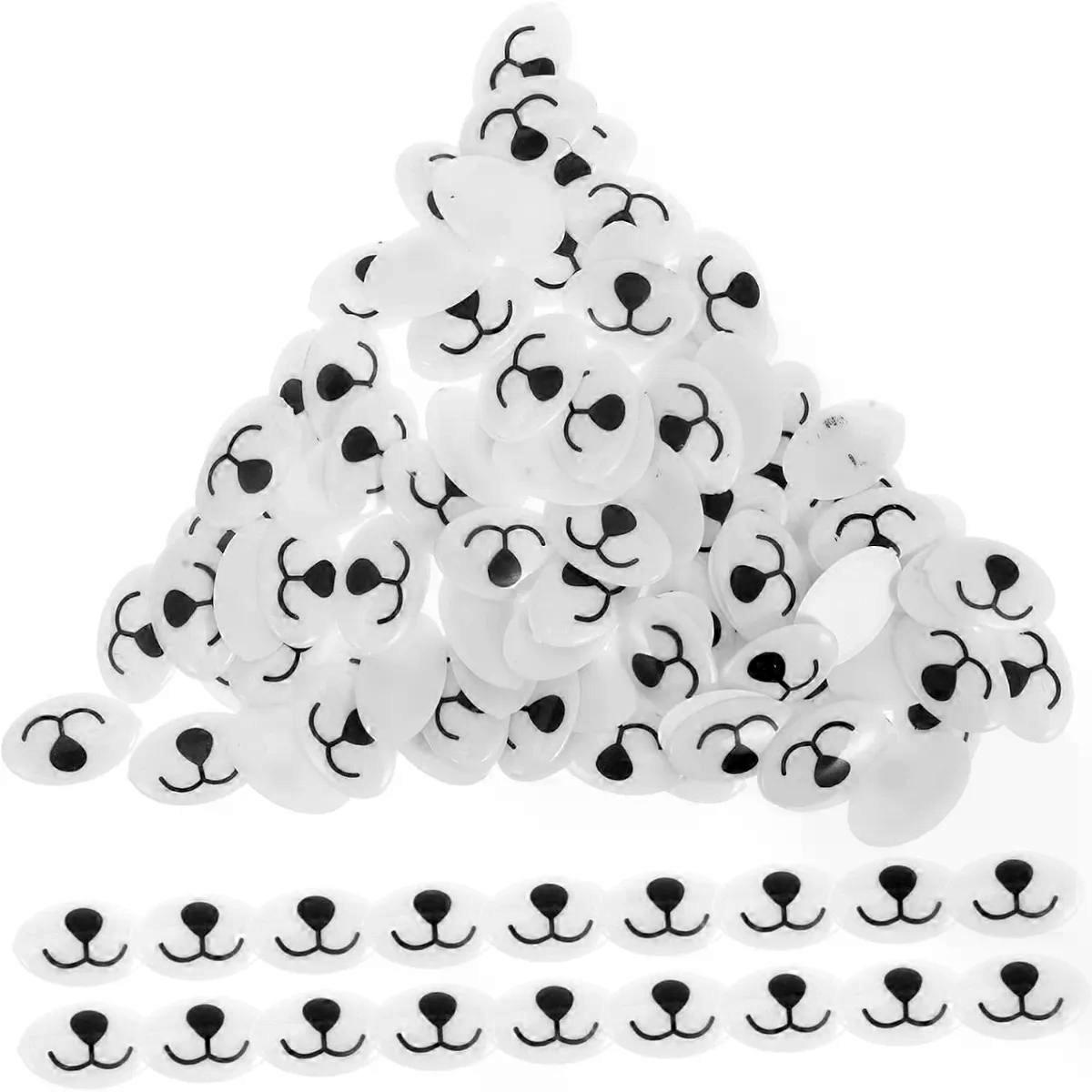 Plush Doll Nose 100Pcs Secure Attachment for Craft Projects
