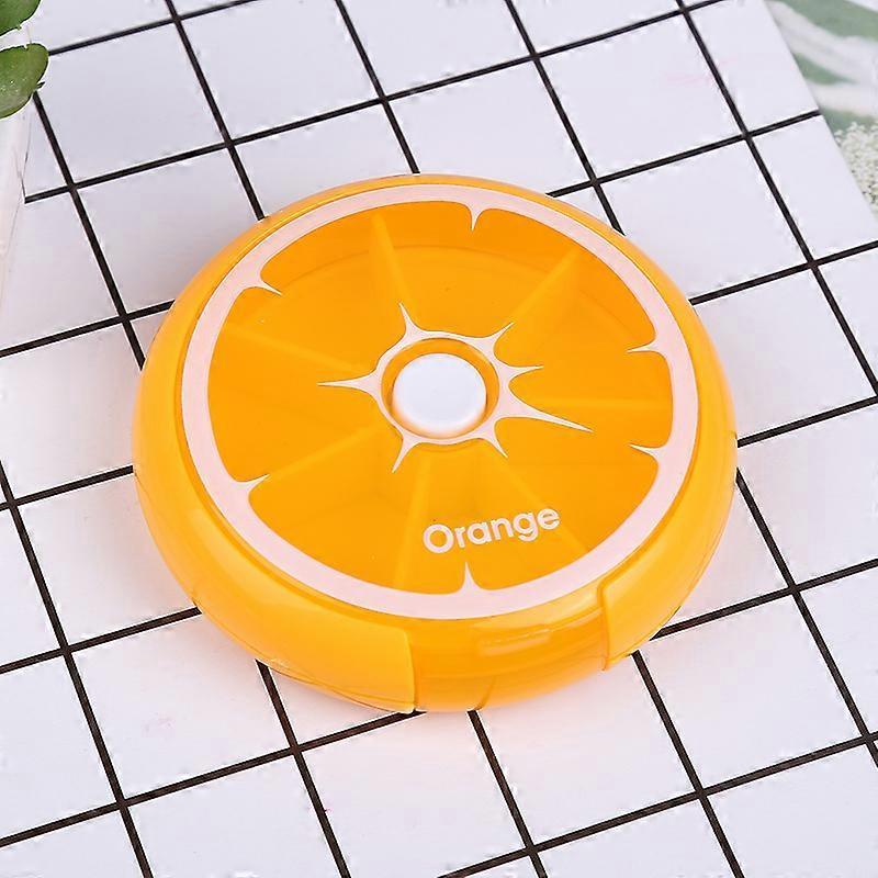 Compact Rotating Weekly Pill Case