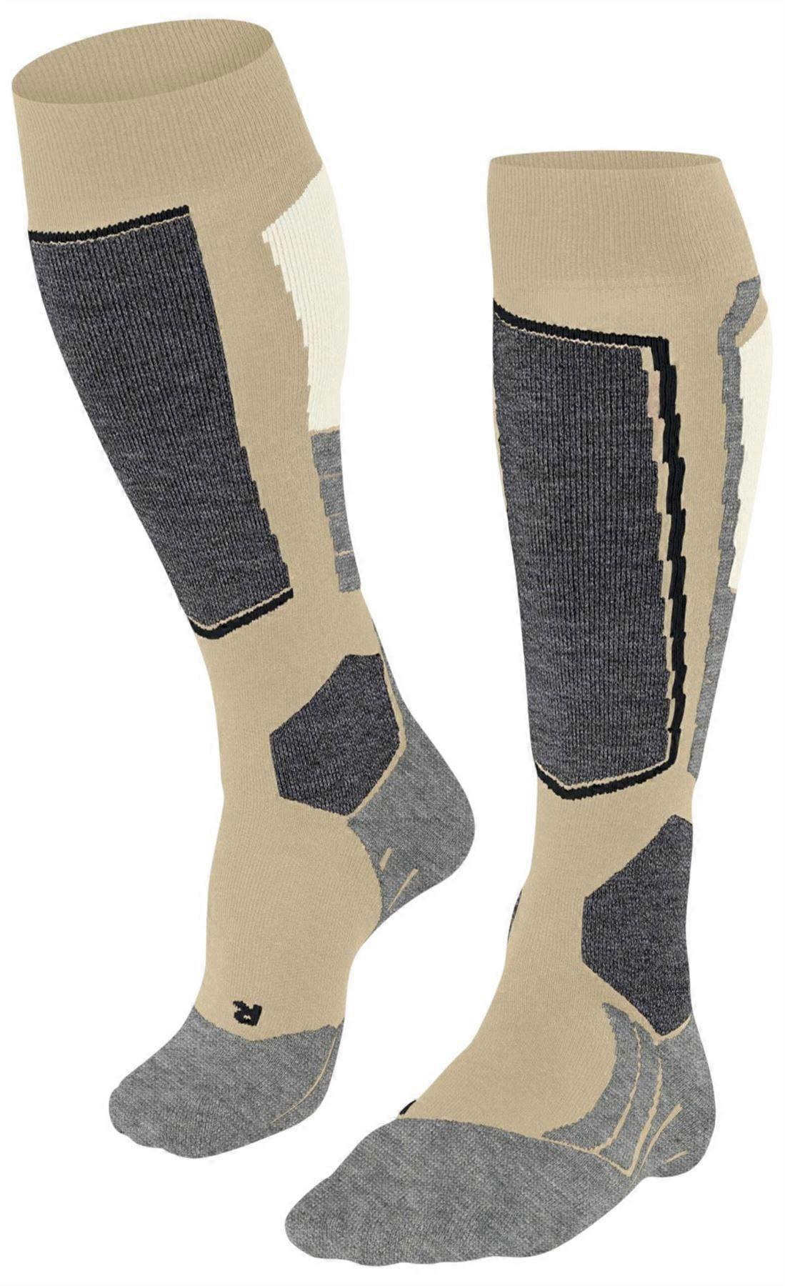Falke SK2 Intermediate Skiing Knee High Socks - Straw Beige