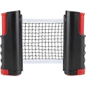 Retractable Table Tennis Net, Portable & Adjustable, 190cm Length, Fits Ping Pong, Desk & Dining Tables, 1 Set
