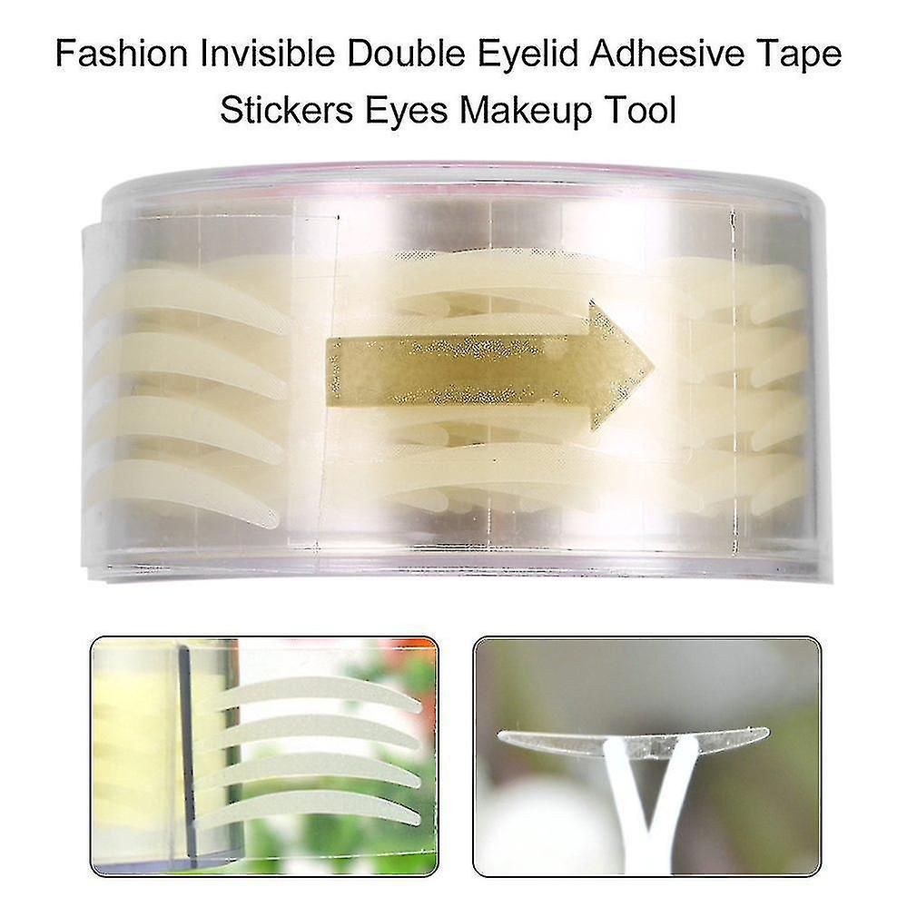 Fashion Invisible Double Eyelid Adhesive Tape Stickers Eyes Makeup Tool