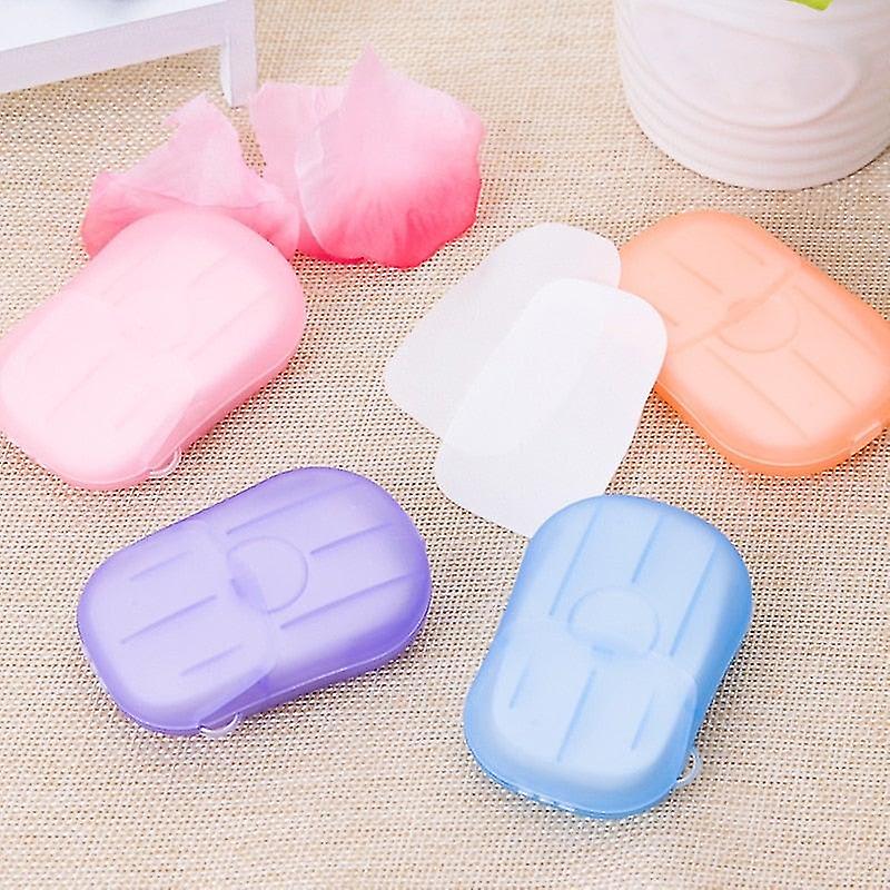 Disposable Paper Soap Clean Scented Slice Foaming Box