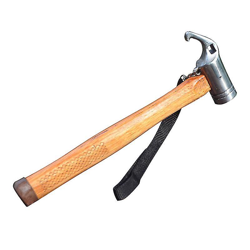 30X11x3.4cm Assorted Color Tent Footprints Portable Lightweight Tent Hammer With Rope Outdoor Travel