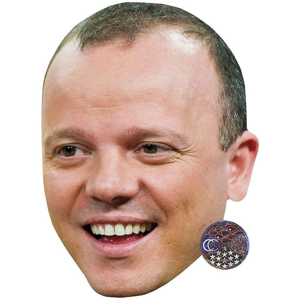 Gigi D'Alessio Celebrity Mask, Flat Card Face