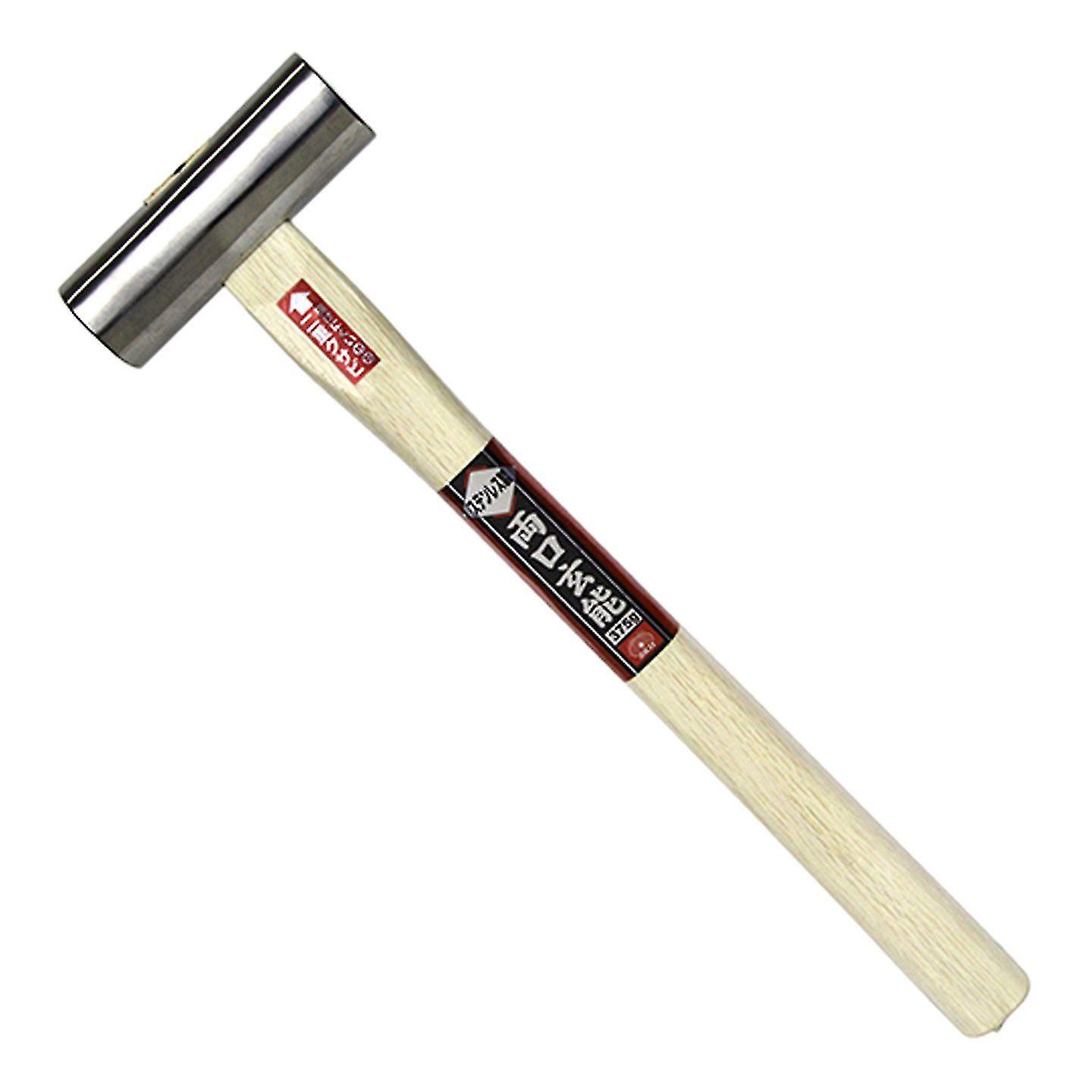 KAKURI Japanese Copper Genno Hammer - 10.5 Oz Octagonal Head With Oak Handle